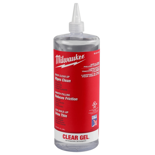 Milwaukee Tool Wire & Cable Pulling Clear Gel Lubricant Milwaukee Tool Wire & Cable Pulling Clear Gel Lubricant