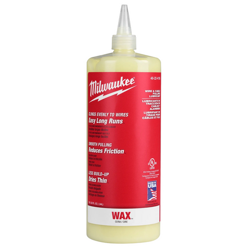 Milwaukee Tool Wire & Cable Pulling Wax Lubricant Milwaukee Tool Wire & Cable Pulling Wax Lubricant