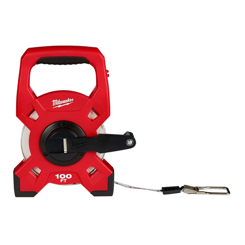 Milwaukee Tool 100 Ft. Steel Open Reel Long Tape Measure Milwaukee Tool 100 Ft. Steel Open Reel Long Tape Measure