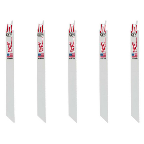 Milwaukee Tool 9" 18 TPI   SAWZALL Blades (5 Pk)
