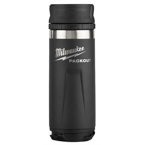 Milwaukee Tool PACKOUT 18oz Insulated Bottle with Sip Lid - Black Milwaukee Tool PACKOUT 18oz Insulated Bottle with Sip Lid - Black