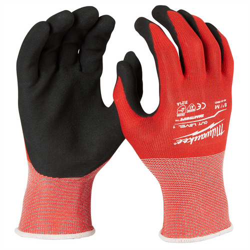 Milwaukee Tool Cut 1 Dipped Gloves - M