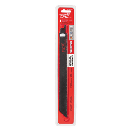 Milwaukee Tool 9" Carbide Grit SAWZALL Blade Milwaukee Tool 9" Carbide Grit SAWZALL Blade