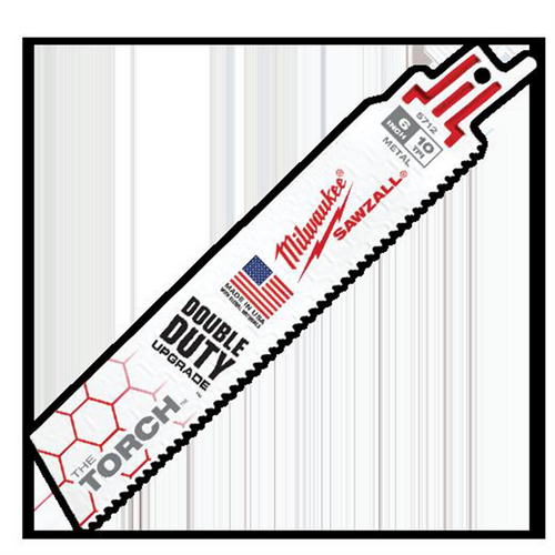 Milwaukee Tool 6" 10 TPI The Torch SAWZALL Blades (25 Pk)