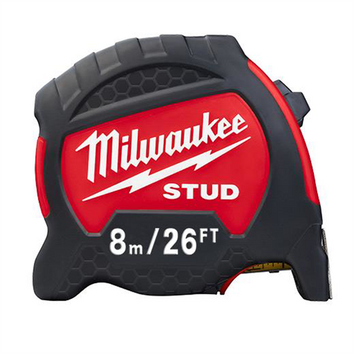 Milwaukee Tool 8m/26ft STUD Tape Measure Milwaukee Tool 8m/26ft STUD Tape Measure