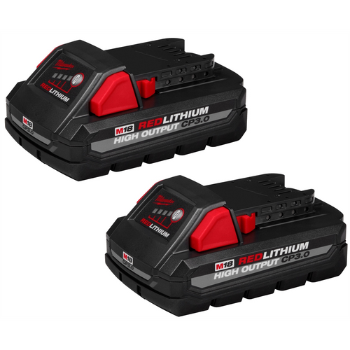 Milwaukee Tool M18 REDLITHIUM HIGH OUTPUT CP3.0 Battery 2-Pack Milwaukee Tool M18 REDLITHIUM HIGH OUTPUT CP3.0 Battery 2-Pack