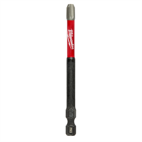 Milwaukee Tool SHOCKWAVE Power Bit Phillips #3 89mm (3-1/2") Milwaukee Tool SHOCKWAVE Power Bit Phillips #3 89mm (3-1/2")