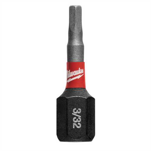 Milwaukee Tool SHOCKWAVE Impact Hex 3/32" Insert Bits (Bulk 25) Milwaukee Tool SHOCKWAVE Impact Hex 3/32" Insert Bits (Bulk 25)