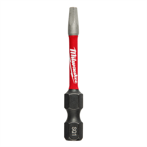 Milwaukee Tool SHOCKWAVE 2&rdquo; Impact Square Recess #1 Power Bits (Bulk 25)