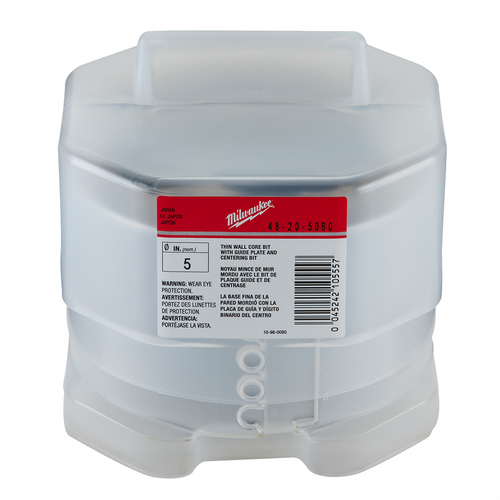 Milwaukee Tool SDS-MAX and SPLINE Thin Wall Carbide Tipped Core Bit 5"