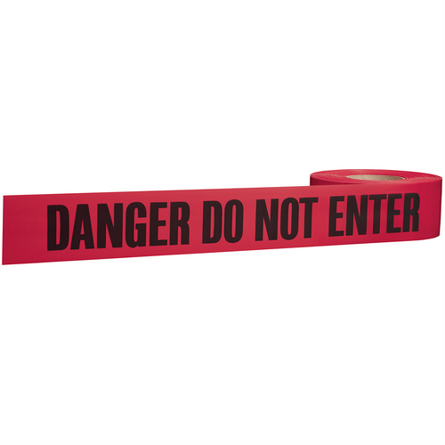 Milwaukee Tool 1000' Premium Red Barricade Tape-Danger Do Not Enter Milwaukee Tool 1000' Premium Red Barricade Tape-Danger Do Not Enter