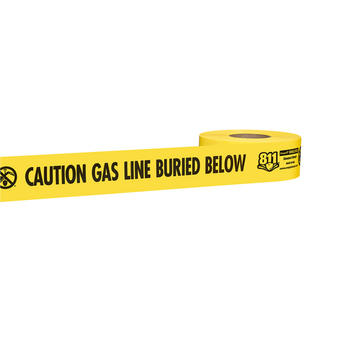 Milwaukee Tool SHIELDTEC® Standard Non-Detectable Tape-Gas Line Milwaukee Tool SHIELDTEC® Standard Non-Detectable Tape-Gas Line