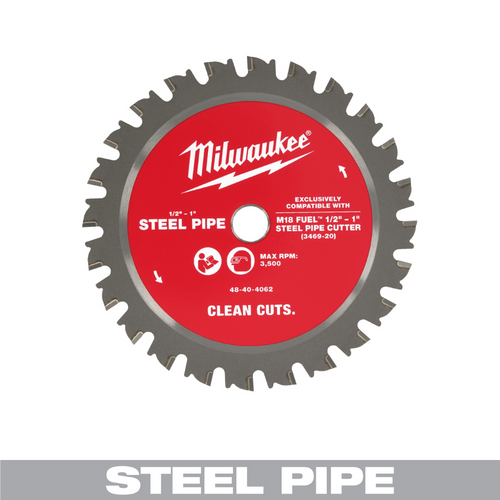 Milwaukee Tool 1/2 inch &hyphen; 1 inch Steel Pipe Cutting Blade