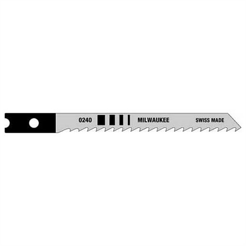 Milwaukee Tool 3-1/8" Gp Jig Saw Blades, 8 Tpi, High Carbon Steel, U-Shank, (5-Pk) Milwaukee Tool 3-1/8" Gp Jig Saw Blades, 8 Tpi, High Carbon Steel, U-Shank, (5-Pk)