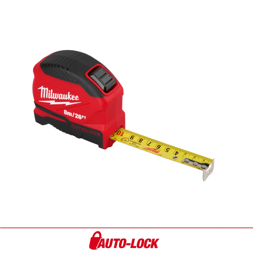 Milwaukee Tool 8m/26ft Auto-Lock Tape Measure Milwaukee Tool 8m/26ft Auto-Lock Tape Measure