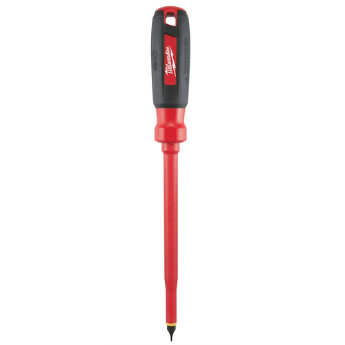 Milwaukee Tool 3/8" Slotted - 10" 1000V Insulated Screwdriver Milwaukee Tool 3/8" Slotted - 10" 1000V Insulated Screwdriver