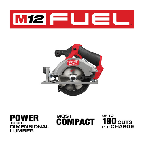 Milwaukee Tool M12 FUEL 5-3/8 Inch Circular Saw