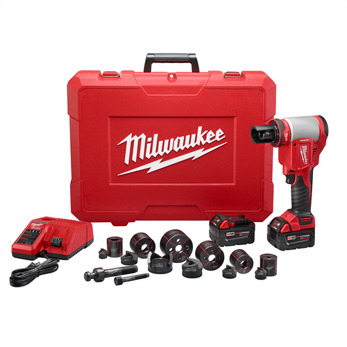 Milwaukee Tool M18 FORCE LOGIC 10T Knockout Tool 1/2" - 2" Kit Milwaukee Tool M18 FORCE LOGIC 10T Knockout Tool 1/2" - 2" Kit