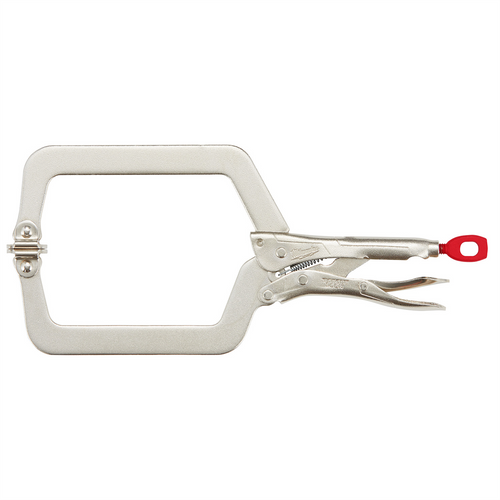 Milwaukee Tool 9 in. Locking Clamp With Swivel Jaws Milwaukee Tool 9 in. Locking Clamp With Swivel Jaws