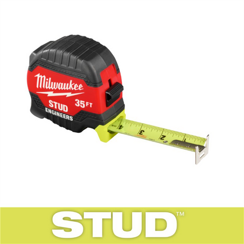 Milwaukee Tool 35ft STUD Tape Measure with Engineer's Scale Milwaukee Tool 35ft STUD Tape Measure with Engineer's Scale