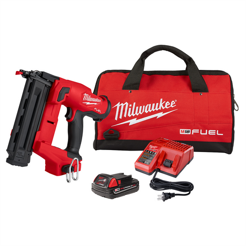 Milwaukee Tool M18 FUEL 18 Gauge Brad Nailer Kit Milwaukee Tool M18 FUEL 18 Gauge Brad Nailer Kit