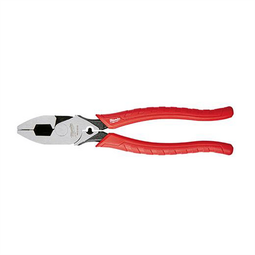 Milwaukee Tool 9" Comfort Grip High Leverage Lineman's Pliers with Crimper Milwaukee Tool 9" Comfort Grip High Leverage Lineman's Pliers with Crimper