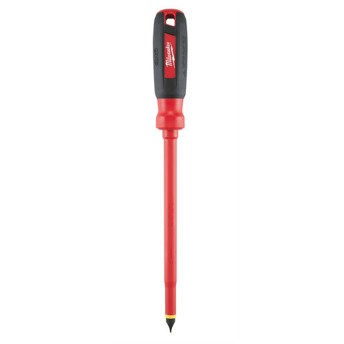 Milwaukee Tool 3/8" Slotted - 8" 1000V Insulated Screwdriver Milwaukee Tool 3/8" Slotted - 8" 1000V Insulated Screwdriver