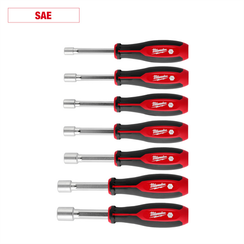 Milwaukee Tool 7pc SAE HollowCore Nut Driver Set
