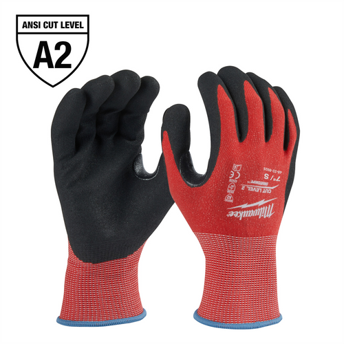 Milwaukee Tool Cut Level 2 Nitrile Dipped Gloves - S
