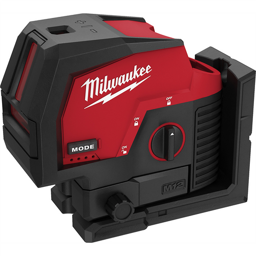 Milwaukee Tool M12 Green Cross Line and Plumb Points Laser Milwaukee Tool M12 Green Cross Line and Plumb Points Laser