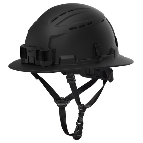 Milwaukee Tool BOLT Black Full Brim Vented Safety Helmet &hyphen; Type 2, Class C