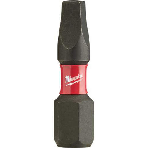 Milwaukee Tool SHOCKWAVE Impact Square Recess #3 Insert Bits (2 PK)