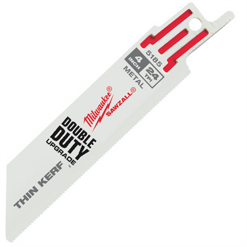 Milwaukee Tool 4" 24 TPI SAWZALL Blades (5 Pk) Milwaukee Tool 4" 24 TPI SAWZALL Blades (5 Pk)
