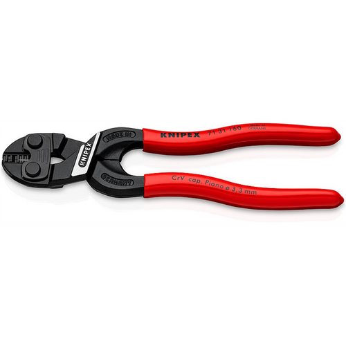 KNIPEX CoBolt S, Compact Bolt Cutter w/ Notched Blade