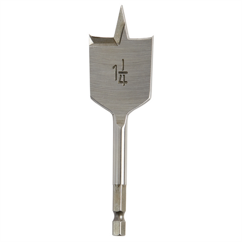 Milwaukee Tool 1-1/4" x 4.5" Flat Boring Bit