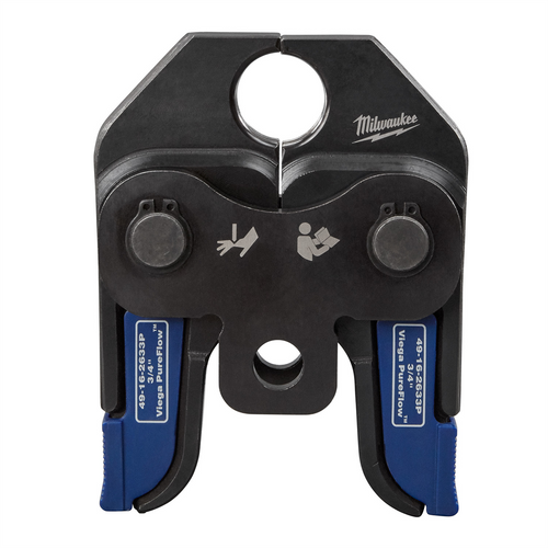 Milwaukee Tool M18 3/4" Viega PureFlow Jaw for M18 Short Throw Press Tool Milwaukee Tool M18 3/4" Viega PureFlow Jaw for M18 Short Throw Press Tool