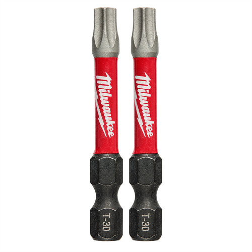 Milwaukee Tool SHOCKWAVE 2" Impact Torx T30 Power Bits (2PK)