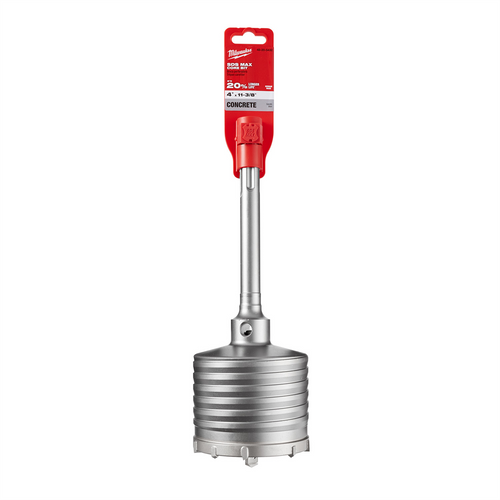 Milwaukee Tool 4" X 11-3/8" One Piece SDS-MAX Core Bit