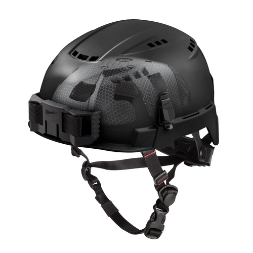 Milwaukee Tool BOLT Black Vented Safety Helmet with IMPACT ARMOR Liner (USA) - Type 2, Class C