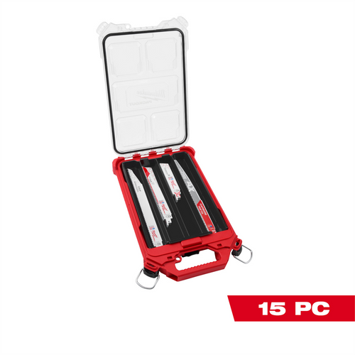 Milwaukee Tool Milwaukee 15PC SAWZALL Blade PACKOUT Kit Milwaukee Tool Milwaukee 15PC SAWZALL Blade PACKOUT Kit