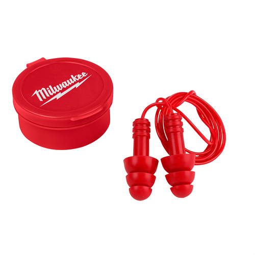 Milwaukee Tool 3PK Reusable Corded Earplugs Milwaukee Tool 3PK Reusable Corded Earplugs