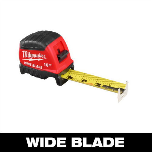 Milwaukee Tool 16ft Wide Blade Tape Measure Milwaukee Tool 16ft Wide Blade Tape Measure