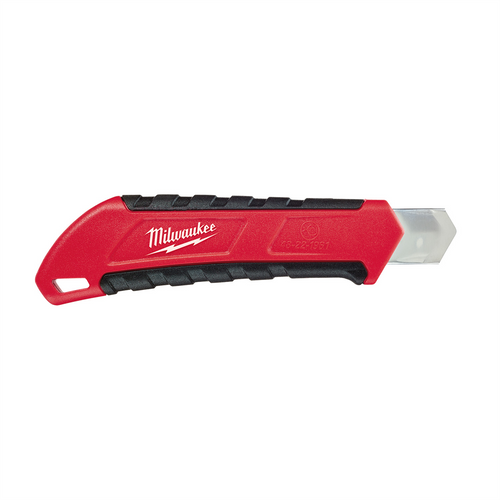Milwaukee Tool 18mm Snap Off Knife with Metal Lock and Precision Cut Blade Milwaukee Tool 18mm Snap Off Knife with Metal Lock and Precision Cut Blade