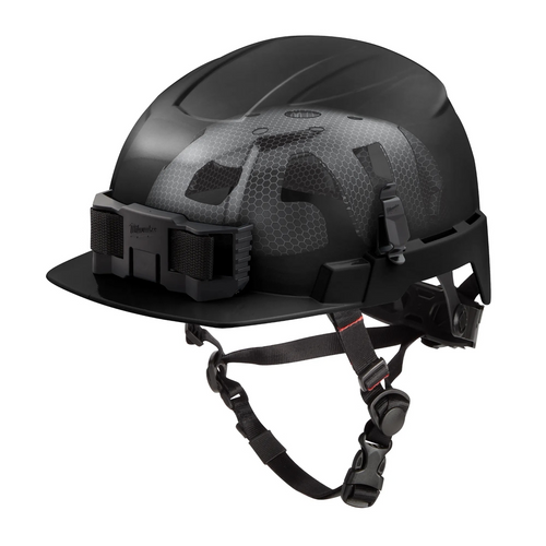 Milwaukee Tool BOLT Black Front Brim Safety Helmet with IMPACT ARMOR Liner (USA) - Type 2, Class E