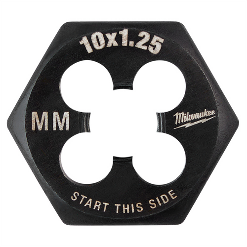 Milwaukee Tool M10-1.25 mm 1-Inch Hex Threading Die