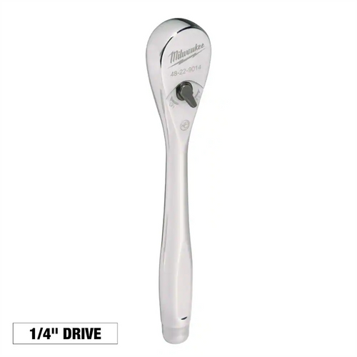 Milwaukee Tool 1/4" Drive 90-Tooth Slim Profile Ratchet