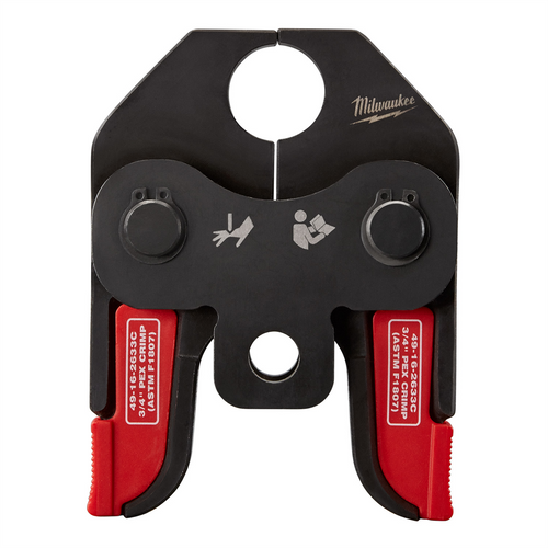 Milwaukee Tool M18 3/4" PEX Crimp Jaw for M18 Short Throw Press Tool Milwaukee Tool M18 3/4" PEX Crimp Jaw for M18 Short Throw Press Tool