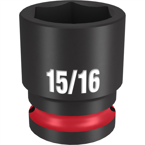 Milwaukee Tool SHOCKWAVE Impact Duty 1/2"Drive 15/16" Standard 6 Point Socket Milwaukee Tool SHOCKWAVE Impact Duty 1/2"Drive 15/16" Standard 6 Point Socket