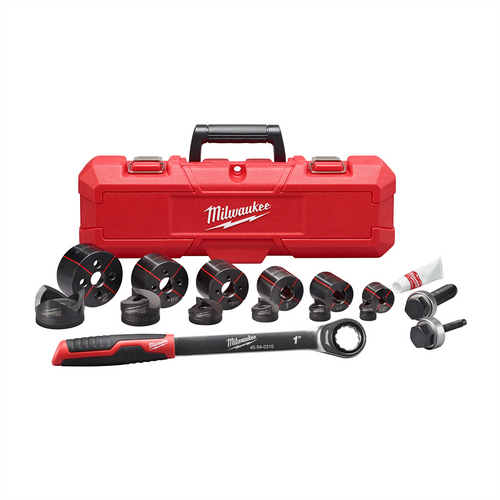 Milwaukee Tool EXACT 1/2" to 2" Hand Ratchet Knockout Set Milwaukee Tool EXACT 1/2" to 2" Hand Ratchet Knockout Set