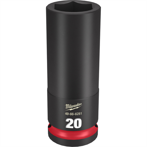 Milwaukee Tool SHOCKWAVE Impact Duty  1/2"Drive 20MM Deep 6 Point Socket